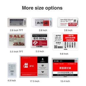<strong>E</strong> Ink Screen Esl Epaper <strong>Display</strong> System Digital Price Tag Electronic Shelf Label With Custom Color &amp; Size For Retail Storage - Product Image 4