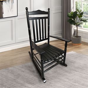 DB Adult <b>Rocking</b> <b>Chair</b> for Balcony & Porch Black Color - Product Image 1