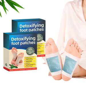 Promo Panas Jishantang Lavender Detox Foot Pads 10pcs/Kotak - Perawatan Kaki Herbal Organik Alami untuk Penggunaan Sehari-hari Bersertifikat CE - Product Image 2