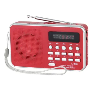 Dewant L-938ราคาถูกแบบพกพาวินเทจและย้อนยุคอัตโนมัติสแกนดิจิตอลรับสัญญาณวิทยุ FM
