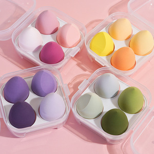 <span class=keywords><strong>2022</strong></span> Offre Spéciale 4pcs maquillage Éponge Ensemble Latex Livraison Doux Beauté Outils Fondation Mélange Éponge Ensemble - Product Image 2