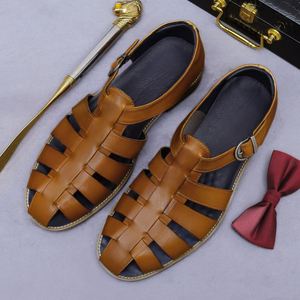 Chaussures décontractées en cuir pour hommes, sur mesure, de luxe, avec design antidérapant sur la semelle, douces, respirantes et légères - Product Image 6