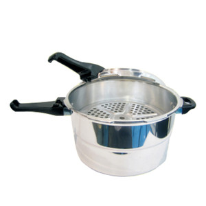 Cuisinière à pression <span class=keywords><strong>Royal</strong></span> <span class=keywords><strong>Prestige</strong></span> avec couvercle en verre et cuiseur vapeur, élément essentiel <span class=keywords><strong>de</strong></span> cuisine élégant - Product Image 3