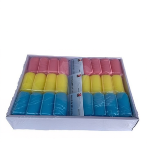 Bigodini per capelli in nylon MNJ da 2,5 cm, blu, rosa, giallo, set da 12 pezzi per lo styling dei capelli - Product Image 2