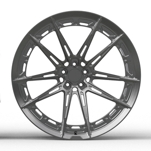 Rines con Cancelación de Ruido, Rines Escalonados de 22 Pulgadas, Diseño de 2 Piezas para BMW X5M con Acabado Negro Transparente Cepillado - Product Image 6