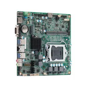 Piesia Mini ITX scheda madre LGA 1151 H310 H370 9th/10 th Gen Pentium Celeron Industrial PC scheda madre per Self Service