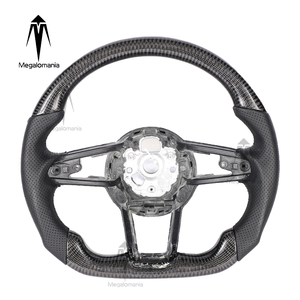 Volant de voiture en fibre de carbone neuf pour <span class=keywords><strong>Audi</strong></span> S RS A3 A4 B8 B9 A5 A6 A7 C8 A8 D4 D5 D6 Q3 Q5 Q5 SQ5 RS3 RS4 RS5 RS6 RS7 R8 - Product Image 1