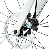 Vélo de route C6 haute performance 24 vitesses - Cadre en aluminium Fourche en fibre de carbone Freins à disque hydrauliques Prix abordable Vente flash