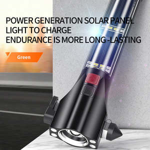 OkeFire Đèn Pin Búa An Toàn Đa Chức Năng Kèm Còi Báo Động Đèn LED Công Cụ Cứu Hộ Khẩn Cấp Công Suất Cao Có Thể Sạc Lại Lumens - Product Image 4