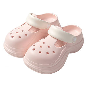 Botines de cuña Mary Jane de moda para mujer, suaves y cómodos, de la serie de colores Macaron, para interior y exterior. - Product Image 2