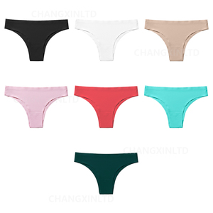 Intimo da Donna di Alta Qualità 2024 Slip Bikini in Spandex Comodi Morbidi Senza Cuciture Sexy <span class=keywords><strong>Brasiliana</strong></span> a Vita Bassa per Donna - Product Image 5