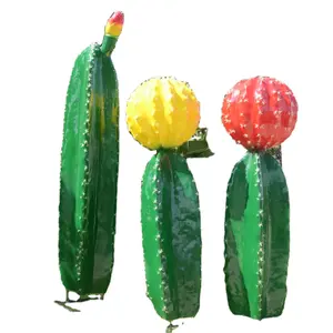 Hot Selling Cactus Plant Fiberglas Große Statue Große Kaktus skulptur