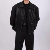 Veste de motard noire style 6 pour homme en similicuir PU, sur mesure OEM ODM, vente en gros pour toutes les saisons