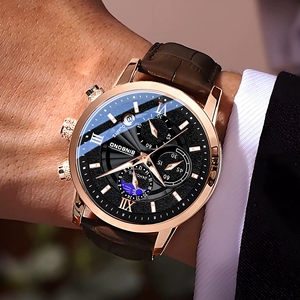 Nuovi <span class=keywords><strong>Orologi</strong></span> da <span class=keywords><strong>Uomo</strong></span> <span class=keywords><strong>di</strong></span> Marca <span class=keywords><strong>di</strong></span> Lusso, Orologio al Quarzo Casual in Pelle, Orologio Sportivo Impermeabile da <span class=keywords><strong>Uomo</strong></span>, Relogio Masculino - Product Image 3