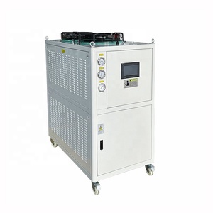 Pet şişe üfleme makinesi için CE standart 5HP hava soğutmalı su soğutucu
