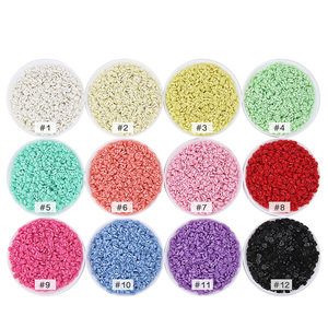 כפתורי לב שטוחים מיני 4 מ\\\"מ בצבעי ממתקים מתוקים, בצורת לב, עשויים שרף, לתפירה, סיטונאי, עשה זאת בעצמך - Product Image 5