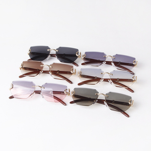 Gafas de Sol STORY STY8102A Sin Montura, <span class=keywords><strong>Lentes</strong></span> con Corte de Diamante de Diseño, Gafas de Sol Poligonales de Moda <span class=keywords><strong>para</strong></span> <span class=keywords><strong>Hombre</strong></span> y Mujer - Product Image 5