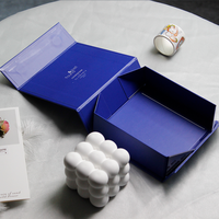 Boîte d'emballage cosmétique haut de gamme, boîte rigide magnétique de luxe pour le maquillage, rouge à lèvres, emballage en carton pliable, boîte d'emballage en papier pour parfum avec logo