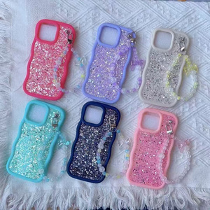 เคสโทรศัพท์แบบนิ่มซิลิโคนลายเพชร 3 มิติ ขอบหยักวิบวับ สำหรับ Samsung Galaxy S25 S24 Ultra S23 S22 S21 S20 A34 A33 - Product Image 3