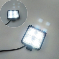 2 luces LED de trabajo de 192W con haz de luz combinado y kit de cableado de 3m para conducción todoterreno, lámpara antiniebla para camión, SUV, ATV, UTV