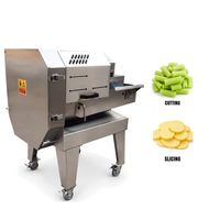 Commerciële groente- en fruitsnijmachine, automatische groente- en fruitsnijder/snijmachine voor groenten en fruit