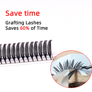 Custom Logo Manga Comic Spire Lash 0.07mm Soft Manga Wings <strong>Eyelash</strong> Premade Fan Grafting Soft Thin <strong>Flakes</strong> Lashes Extensions - Product Image 5