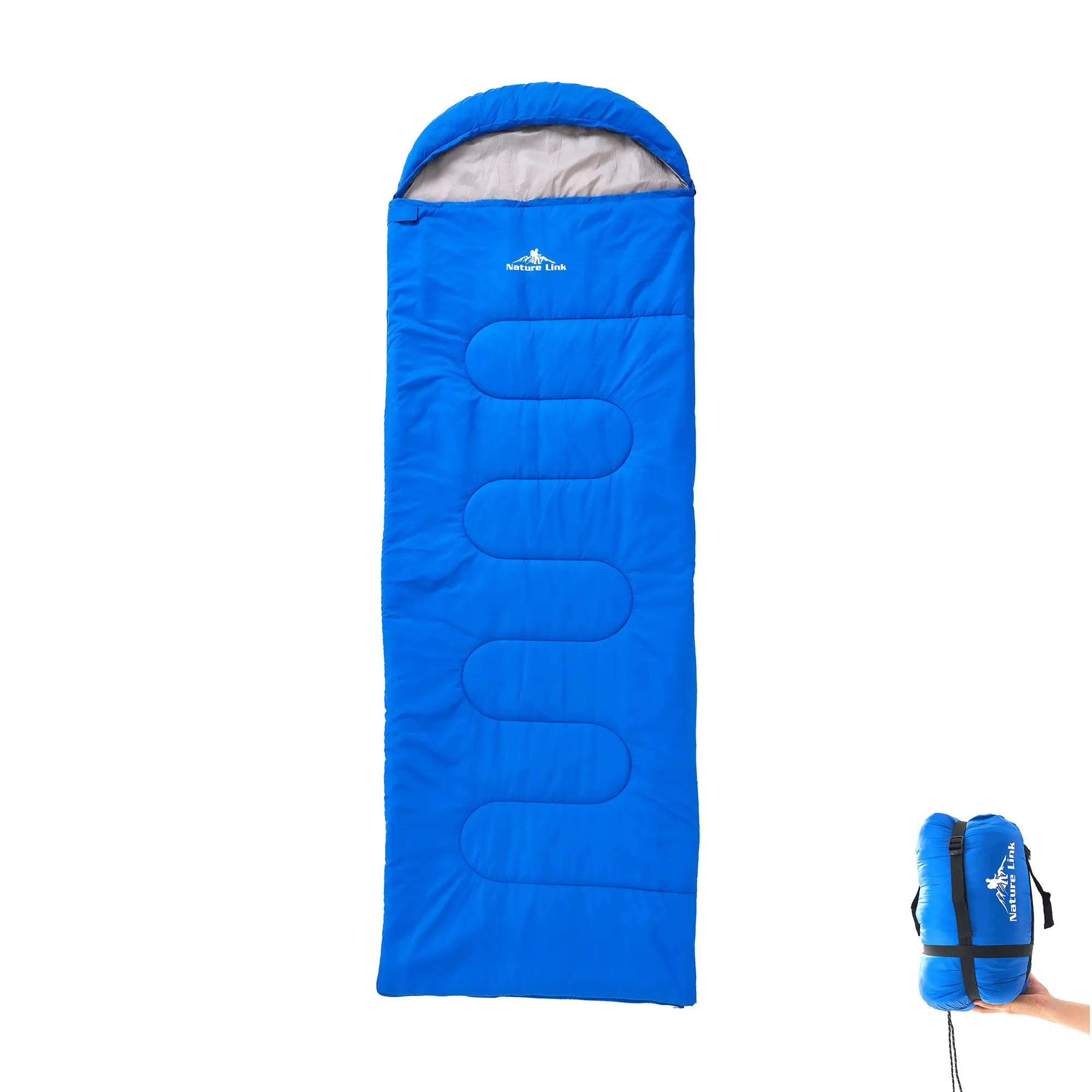 OEM Custom Sleeping Bag For Camping Comfortable Temperature Envelope Sleeping Bag