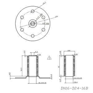 وصلات تمدد معدنية من الفولاذ المقاوم للصدأ 316L بقطر 16 مم للحام الهياكل من سام للبيع بالجملة - Product Image 5