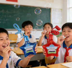 Giocattolo Acquatico a Bolle a Forma di Stella in Plastica, Gioco di Puzzle per Bambini, Gioco di Soffiatura all'Aperto, Attività Aziendale, Stagione di Laurea, OEM - Product Image 3