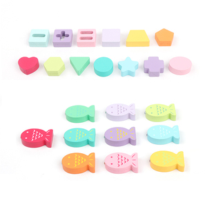 Regalo per bambini giocattoli Montessori abbinati a nuovi giochi educativi conteggio geometrico intelligente 6 <span class=keywords><strong>in</strong></span> 1 puzzle coordinati - Product Image 6