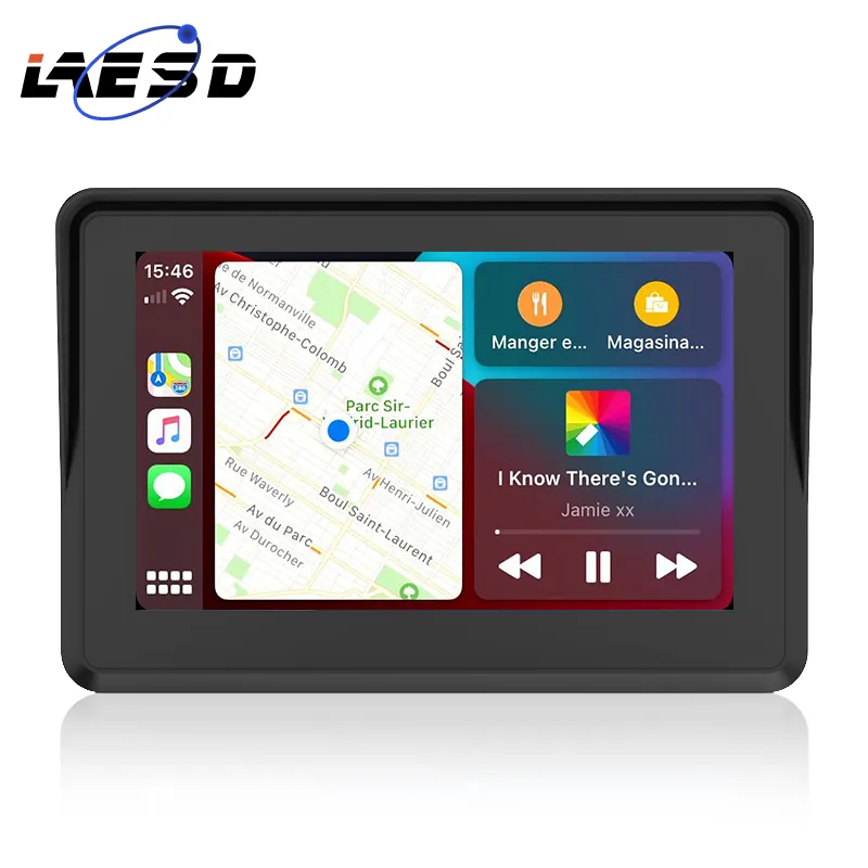 Xách tay 5 inch GPS navigation xe máy không thấm nước Carplay