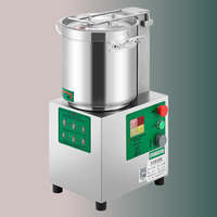 Picadora Eléctrica Comercial de Alimentos de Acero Inoxidable, Multifuncional, para Carne, Verduras, Cebolla y Ajo, Fácil de Limpiar