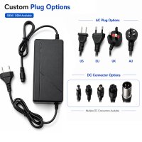 Chargeur de vélo électrique HAOXING 54,6 V 2 A pour batterie lithium, service OEM Brésil, prise US, certifié CE/FCC, importateur de vélos électriques