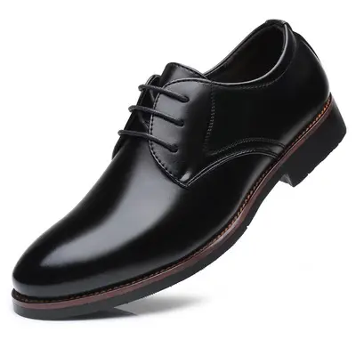Wholesale Mens Casual Shoes Big Size Office Mens Dress Shoes Fashion Flat Leather Shoes for Men