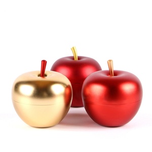 Wholesale Two Colors Metal Apple Jewelry <b>Box</b> Ring Pendant Christmas Jewelry <b>Gift</b> <b>Box</b> - Product Image 1