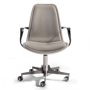Book chair Italian light luxury metal manager office furniture leather rotary executive office chair
