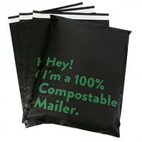 Sacs d'expédition compostables certifiés en gros, sacs postaux biodégradables personnalisés pour l'emballage de vêtements e-commerce