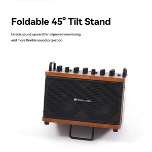 Système de sonorisation portable Musiccube avec haut-parleurs italiens de 4 pouces, égaliseur, mixeur, batterie rechargeable, amplificateur de <span class=keywords><strong>guitare</strong></span>, amplificateur de <span class=keywords><strong>basse</strong></span>, haut-parleur pour église et mariage - Product Image 4