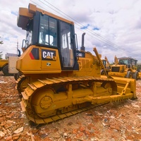 Bulldozer Crawler CAT D6G2 Bekas Asli 17 Ton Hidrolik untuk Pekerjaan Pemindahan Tanah di Tempat Pembuangan Sampah