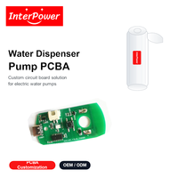 Circuit imprimé PCBA pour distributeur d'eau en baril, pompe à eau automatique, distribution à une touche, contrôle quantitatif, Type-C, OEM ODM