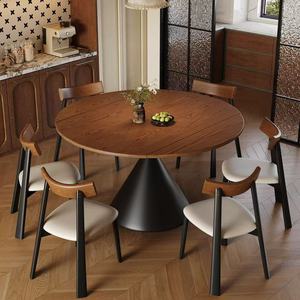 Modern Simple <strong>Dining</strong> <strong>Table</strong> and Chair Household <strong>Folding</strong> Telescopic Round <strong>Table</strong> Wood <strong>Table</strong> <strong>Dining</strong> - Product Image 3