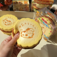 Ensemble de jouets squishy en forme de biscuits au lait assortis, à remontée lente, jouet à presser en forme de collation, jouet de décompression pour souvenir et cadeau