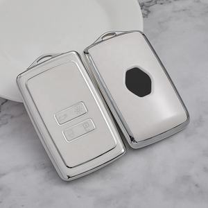 Cover per <span class=keywords><strong>Chiave</strong></span> Auto in TPU Testurizzato Opaco Color Metallo, Leggero e Resistente ai Graffi, per <span class=keywords><strong>Chiave</strong></span> Smart a 4 Pulsanti <span class=keywords><strong>Clio</strong></span> Espace - Product Image 4