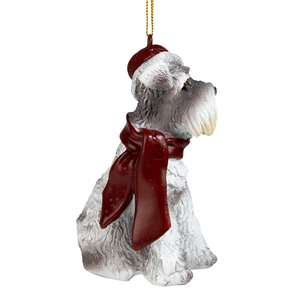 Décor de vacances Schnauzer <span class=keywords><strong>miniature</strong></span>-Résine de pierre moulée couleur 3" - Product Image 5