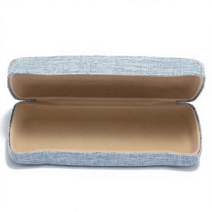 Étui à <span class=keywords><strong>lunettes</strong></span> rigide surdimensionné avec logo personnalisé, en tissu de lin coloré, boîte de protection <span class=keywords><strong>pour</strong></span> <span class=keywords><strong>lunettes</strong></span> de soleil, étui personnalisable - Product Image 4
