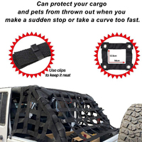 Bon prix, sangle en Polyester Durable, filet de Transport réglable pour Jeep Wrangler JK 4 portes 2007-2018