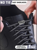 Nouveaux lacets élastiques baskets Tennis lacets ronds sans attaches enfants adultes sans cravate lacet élastiques accessoires de chaussures