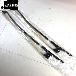 2025 Jingying Music Accessoires pour <span class=keywords><strong>contrebasse</strong></span>, vente en gros d'arcs de <span class=keywords><strong>contrebasse</strong></span> octogonaux de grenouille en ébène de style allemand haut de gamme - Product Image 6