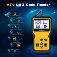 Escáner Automotriz V310 OBD2, Herramienta de Diagnóstico para Vehículos, Lector de Códigos OBDII, Analizador de Luces de Advertencia del Motor del Automóvil, Reinicio y Eliminación de Fallas