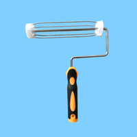 Cadre de rouleau à peinture en acier robuste de 9 pouces à 5 fils pour la peinture de clôtures extérieures - Qualité industrielle et bricolage, personnalisable OEM